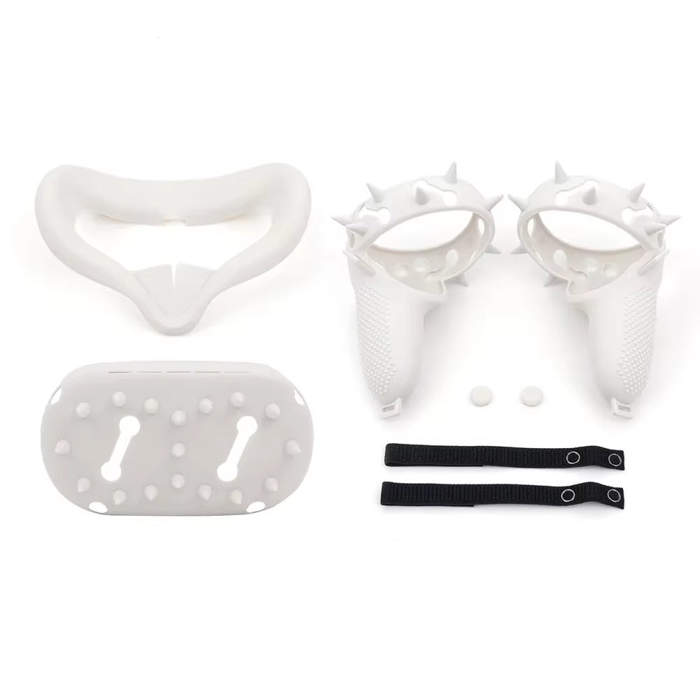 Silicone Protective Cover Shell Case for  for Quest2 VR Headset Head Face Cover Eye Pad Handle Grip VR Accessories