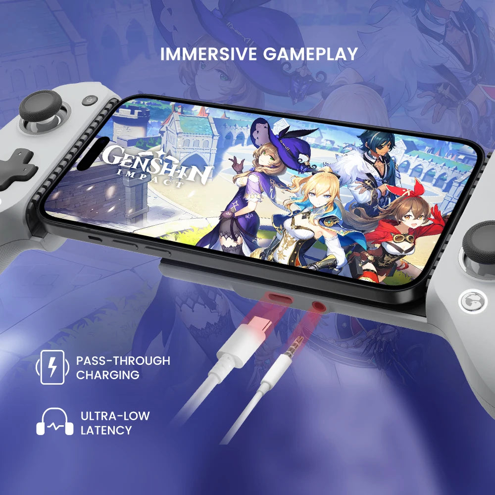 Gamesir G8 Galileo Cellphone Gamepad Game Controller with  Effect Joystick for Iphone 15 Android Mobile Phone Cloud Gaming