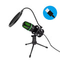 Professional USB Condenser Microphone for PC Laptop Streaming Video Games Youtube Podcasts Vocals